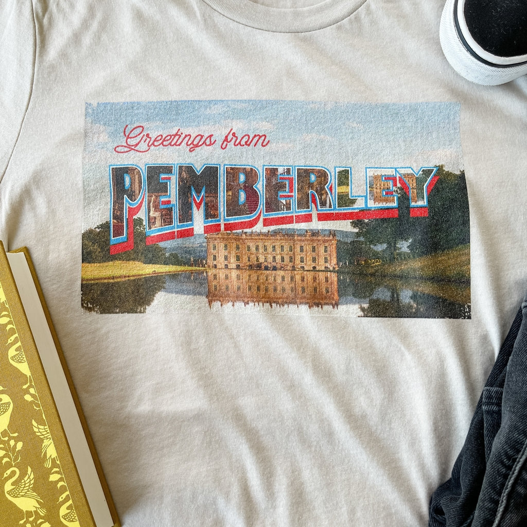 Greetings from Pemberley Tee | Inkwell Threads