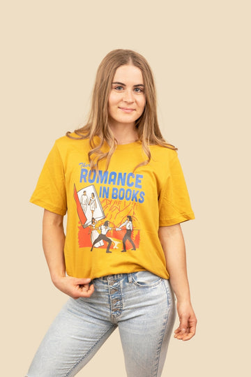 There's Romance in Books Tee | Inkwell Threads