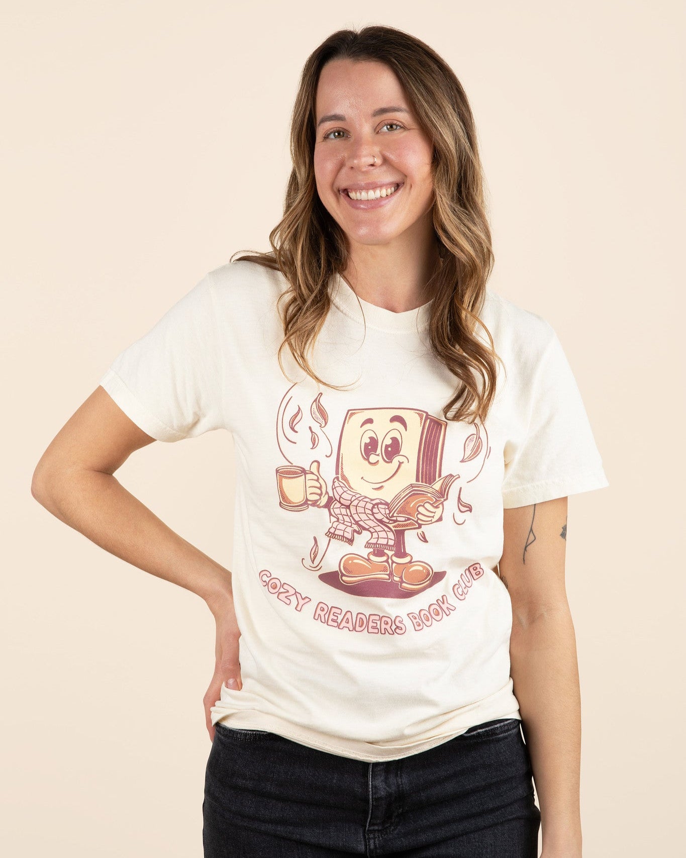 Cozy Readers Book Club Tee | Inkwell Threads