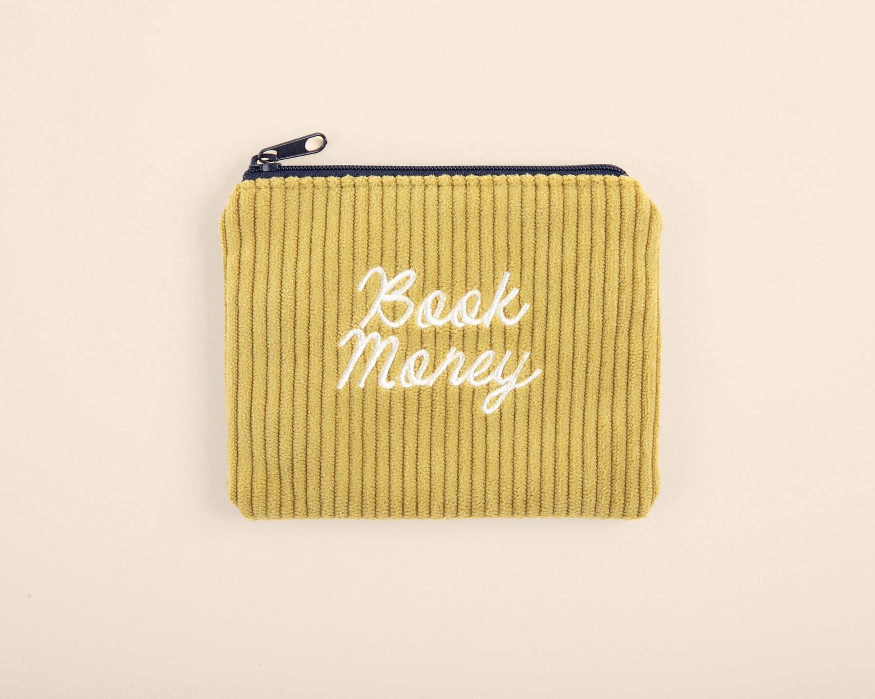 Book Money Embroidered Zip Wallet | Inkwell Threads display picture 3