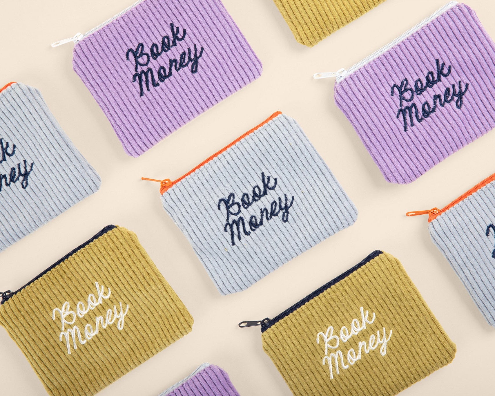 Brand New Book bag Money purse Book Money Coin Pouch Keychain by Three Potato Four – Black Salt main image 2